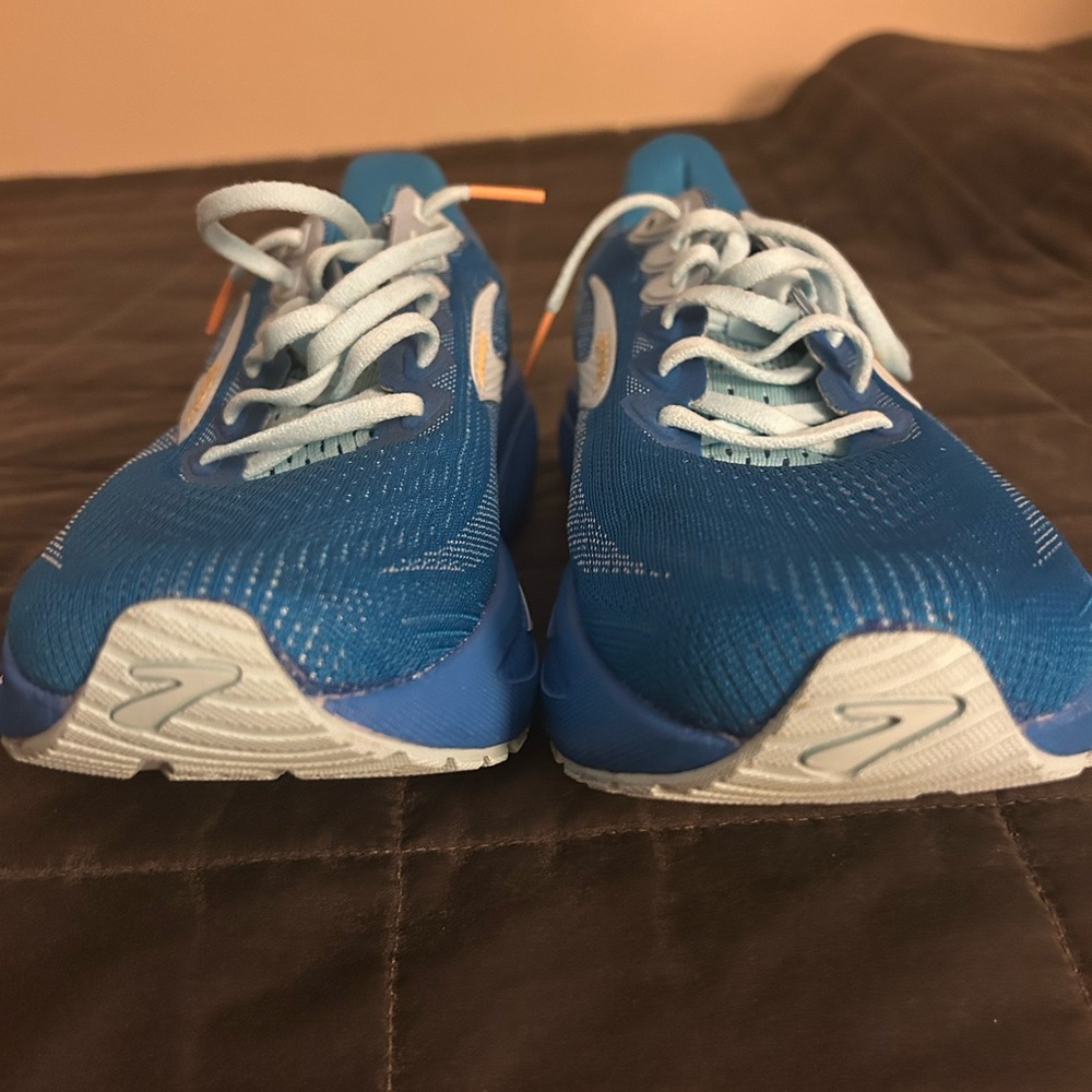 Brooks Blue and Orange Athletic Shoes - Picture 4 of 10